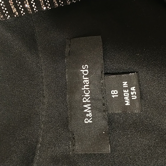 R&M Richard Lycra blouse long sleeve size 18 - Picture 7 of 12